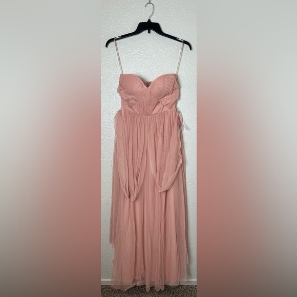 NWT Birdy Grey Christina Convertible Dress in Tulle Rose Quartz - Picture 5 of 6